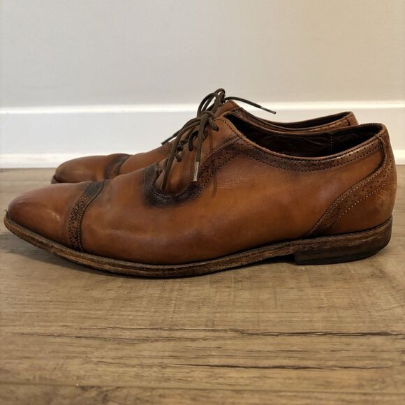 Allen Edmonds The Rutledge Independence Collection Sz 10 E Brown Leather Cap Toe main image 4